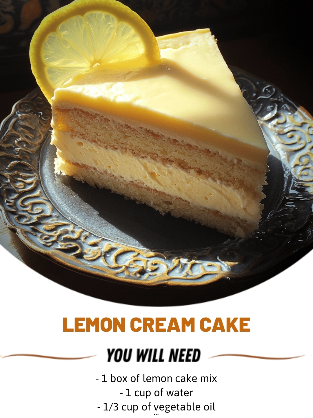 Lemon Cream Cake