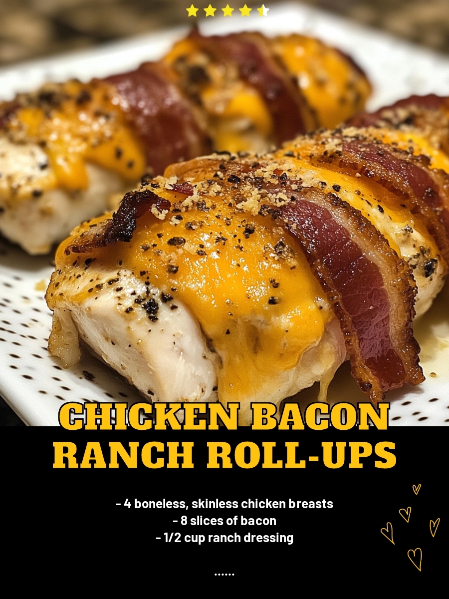 Chicken Bacon Ranch Roll-Ups