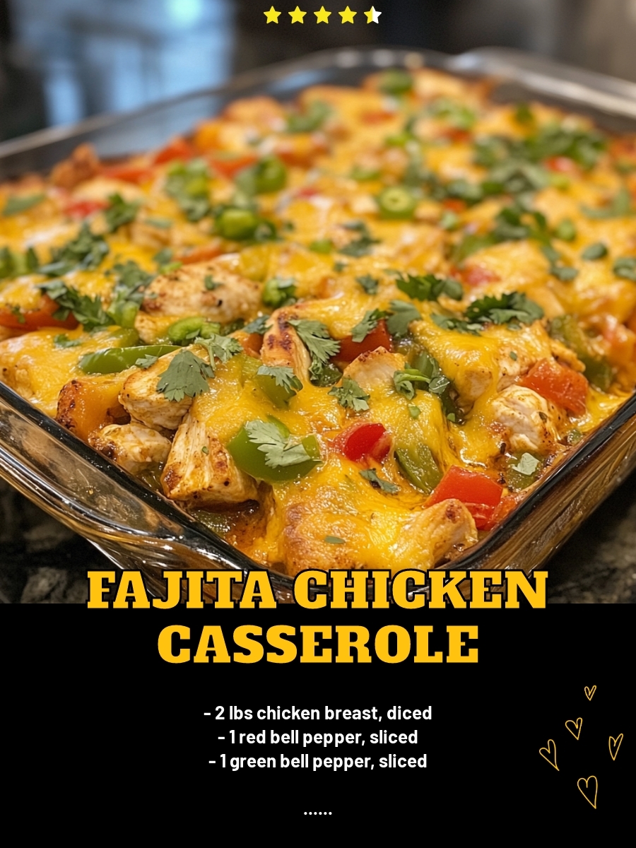 Fajita Chicken Casserole