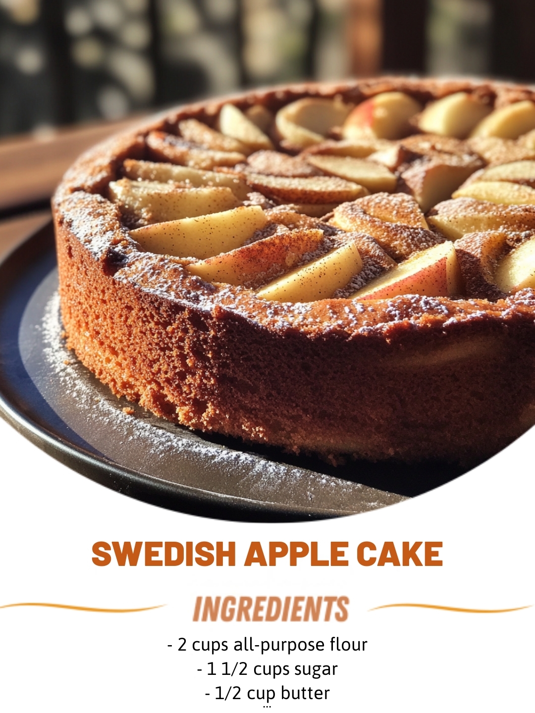 Swedish Apple Cake