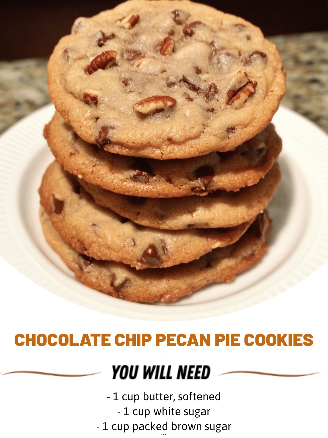 Chocolate Chip Pecan Pie Cookies