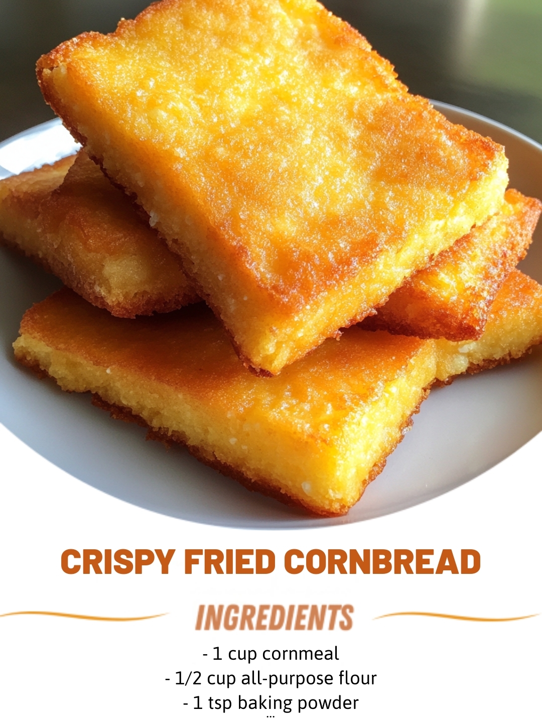 Crispy Fried Cornbread