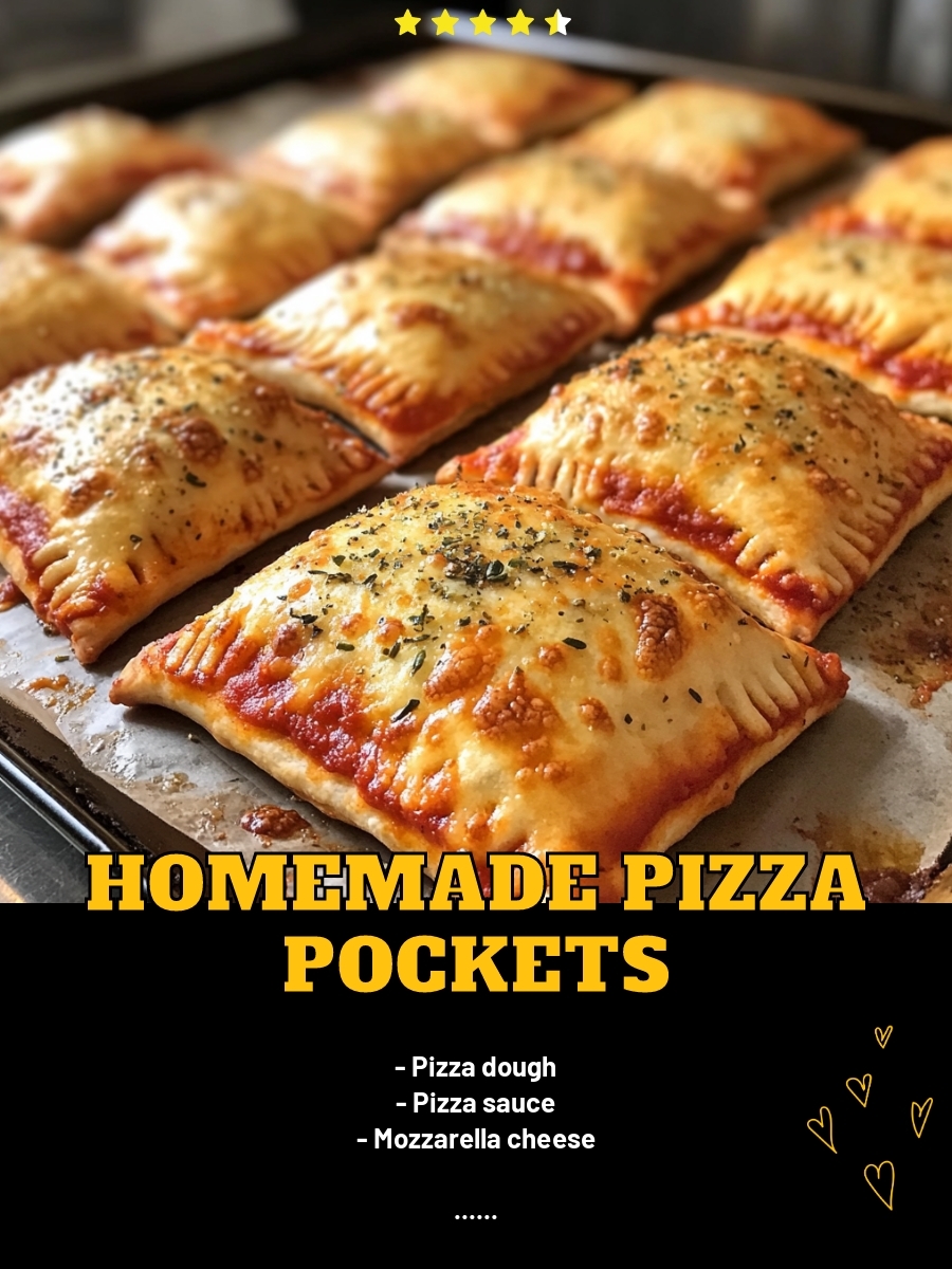 Homemade Pizza Pockets