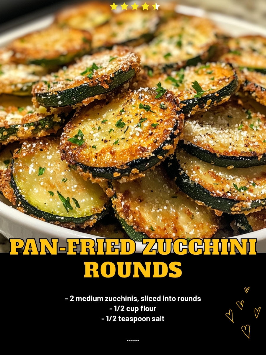 Pan-Fried Zucchini Rounds