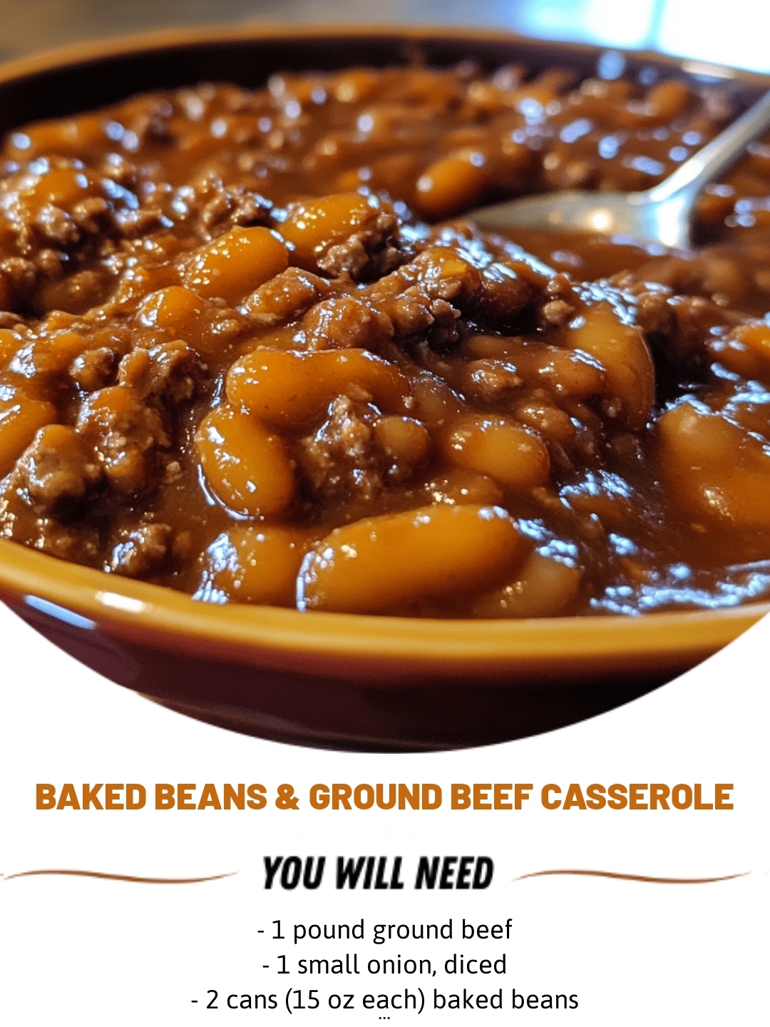 Baked Beans & Ground Beef Casserole