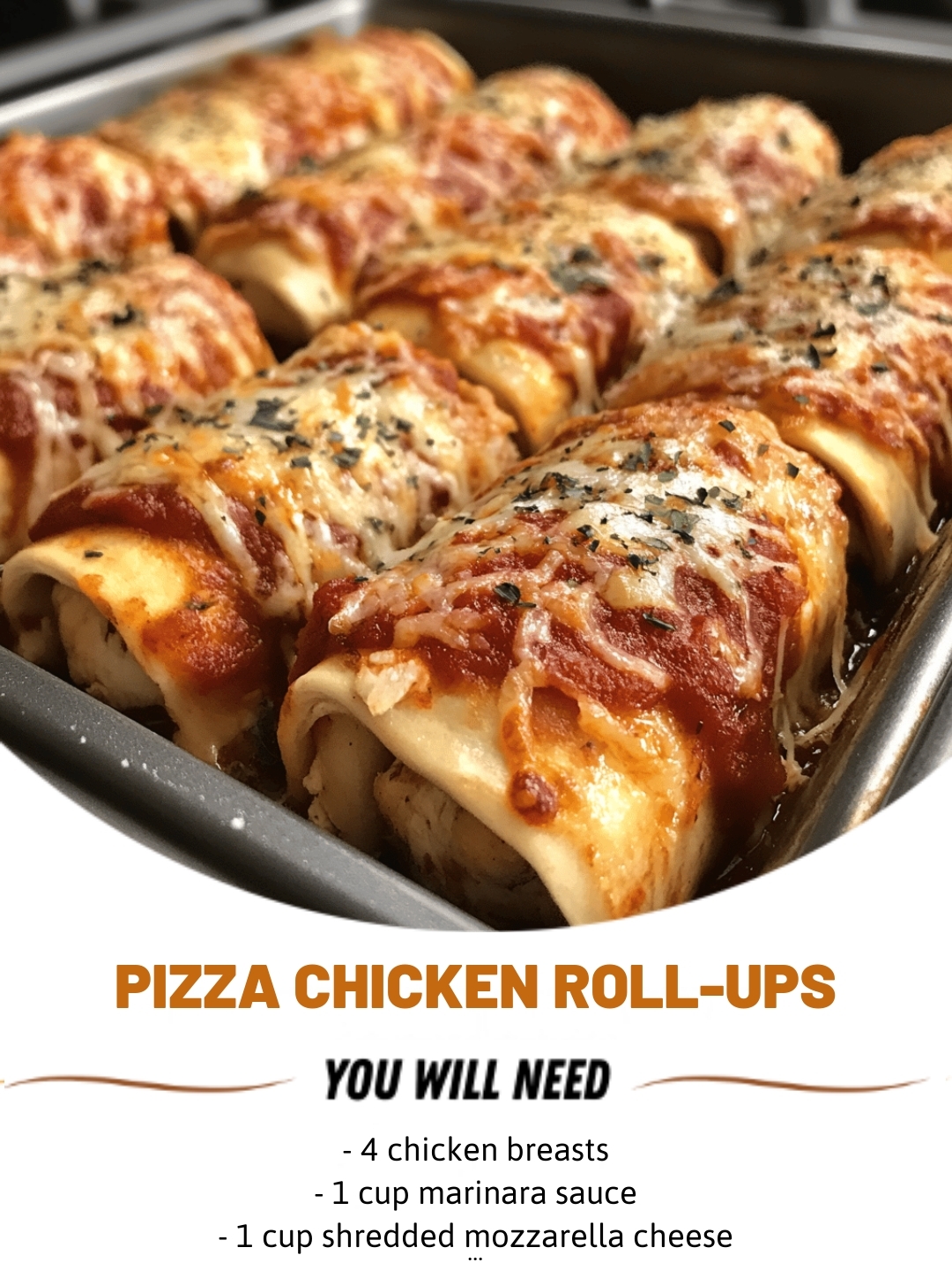 Pizza Chicken Roll-Ups