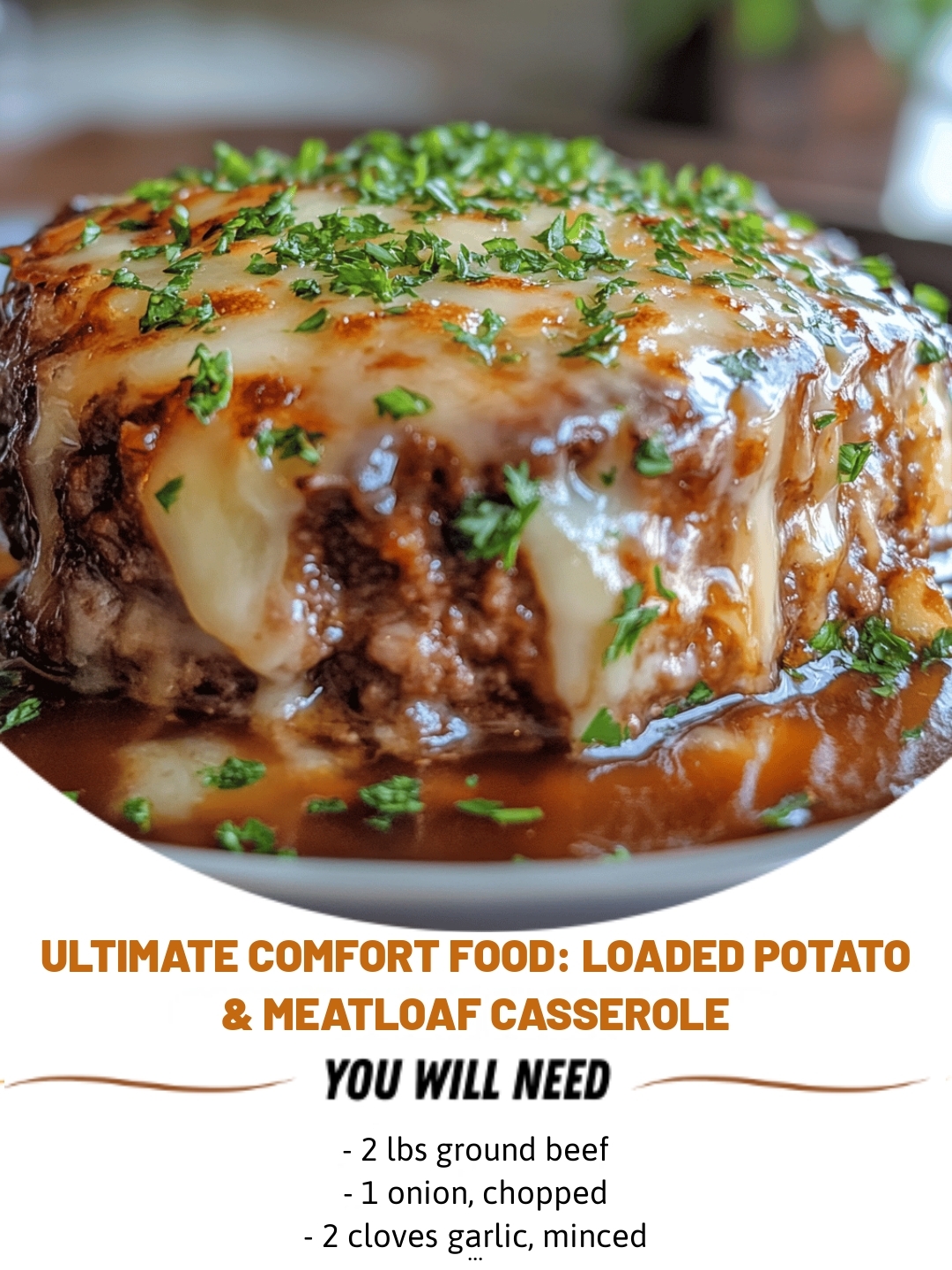 Ultimate Comfort Food: Loaded Potato & Meatloaf Casserole
