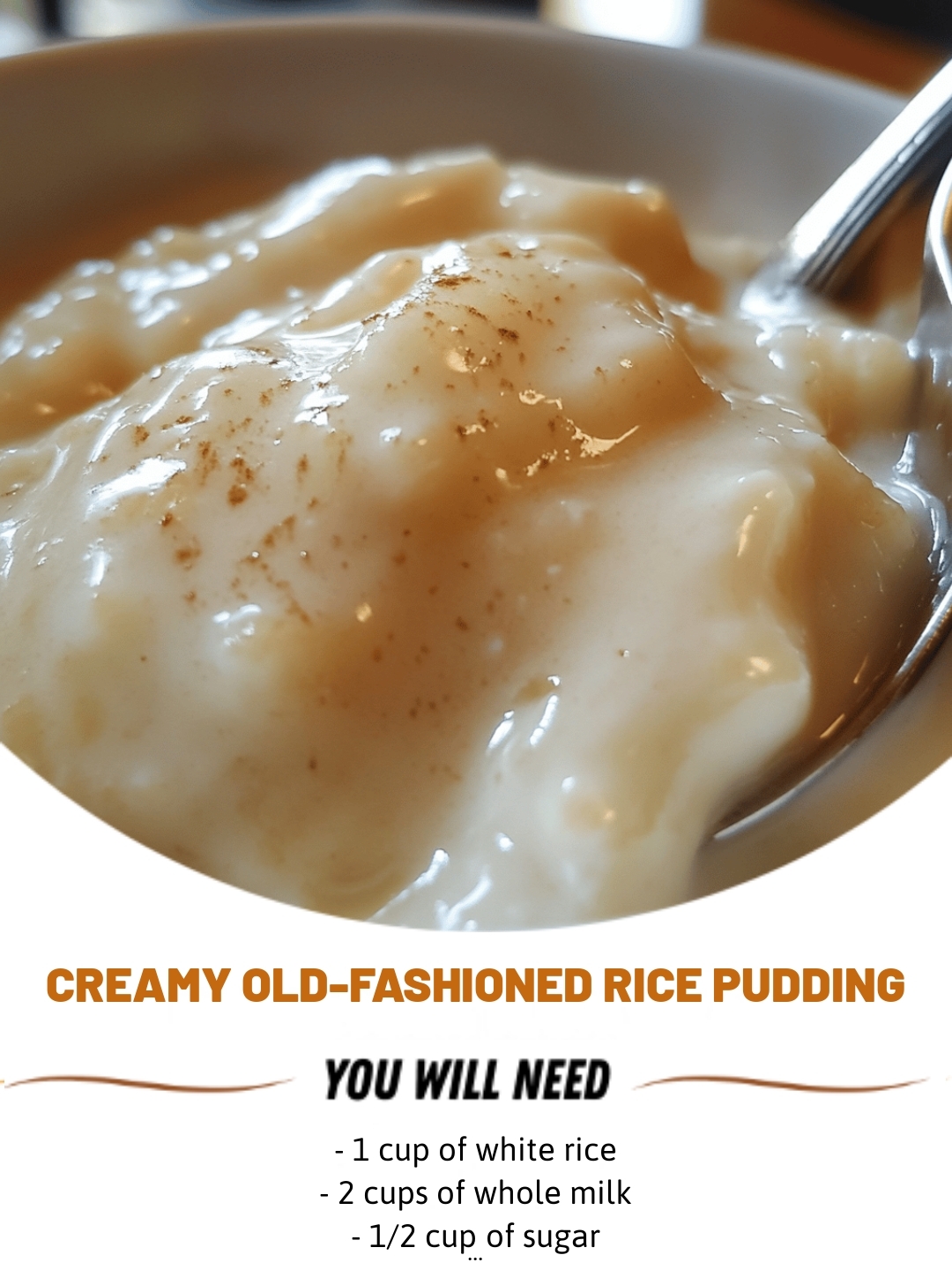 Creamy Old-Fashioned Rice Pudding