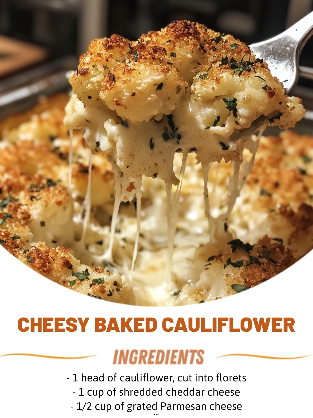 Cheesy Baked Cauliflower 