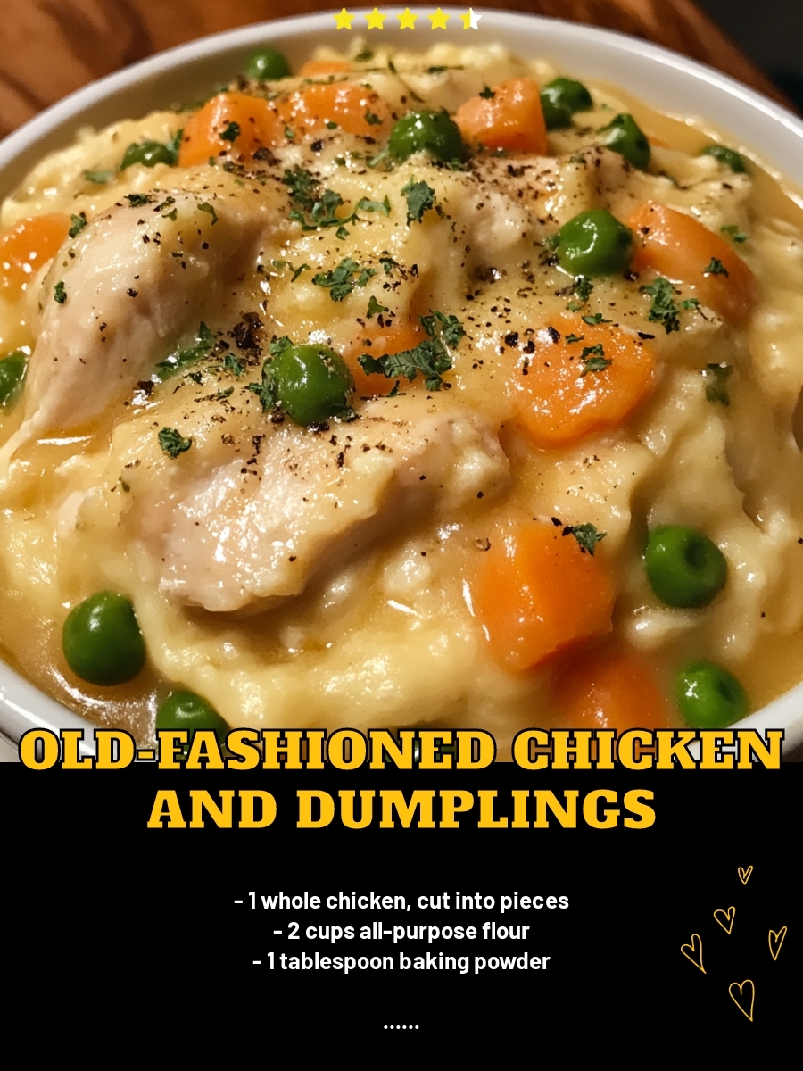 Old-Fashioned Chicken and Dumplings