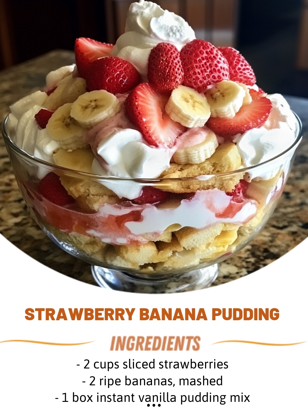 Strawberry Banana Pudding