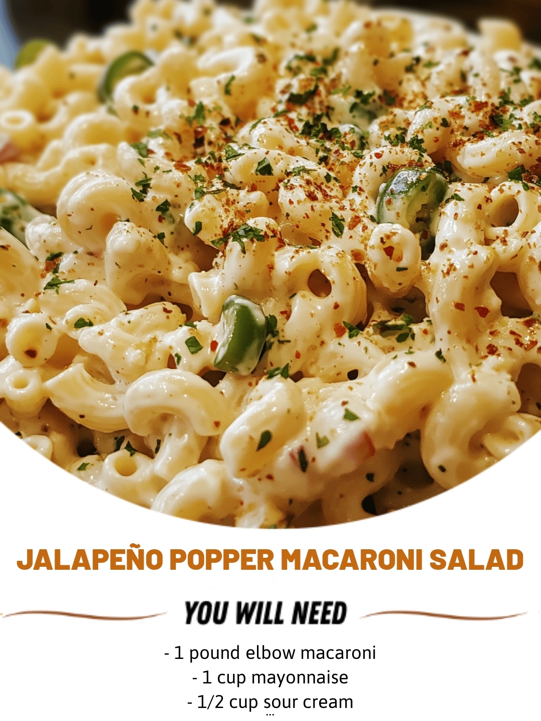 Jalapeño Popper Macaroni Salad