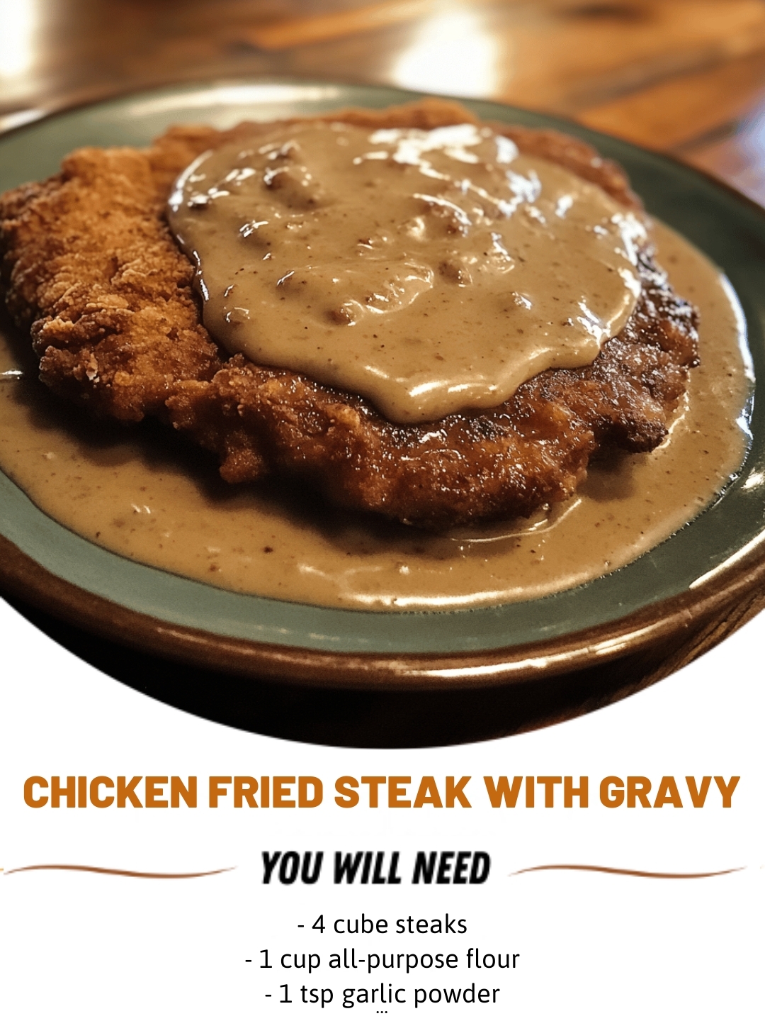 Chicken Fried Steak with Gravy