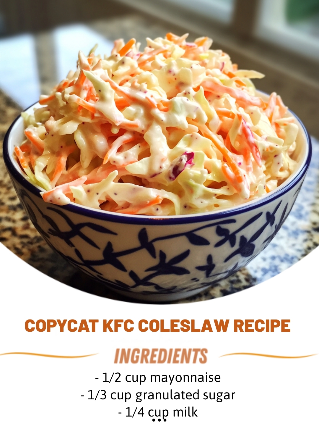 Copycat KFC Coleslaw Recipe 