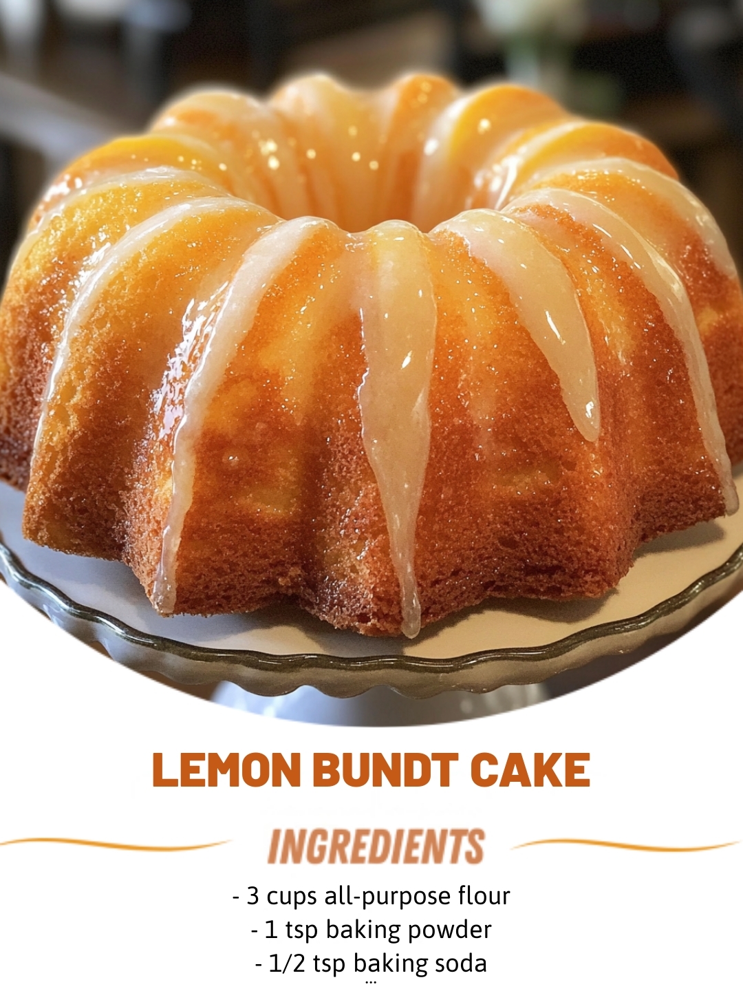 Lemon Bundt Cake