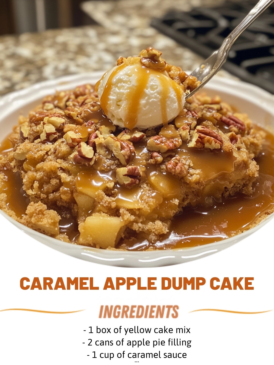 Caramel Apple Dump Cake