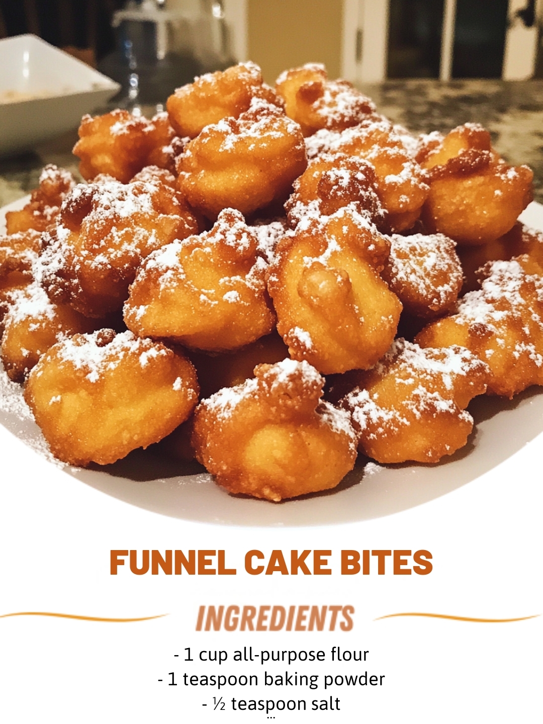Funnel Cake Bites