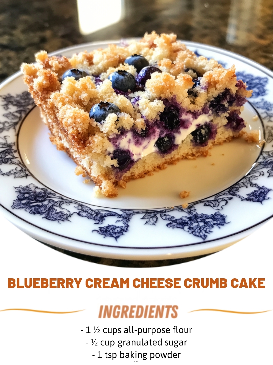 blueberry cream cheese crumb cake